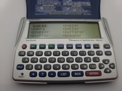 Seiko ER6100 Oxford English Dictionary Thesaurus Spellchecker Solver – USED