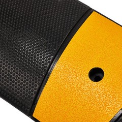 2pcs 6FT Rubber Speed Bump Speed Hump Cable Protector Ramp for Road 22000Lbs