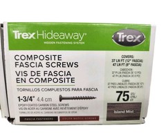 Trex Hideaway Composite Deck Fascia Screws Island Mist 1-3/4″ ( 150 Screws )