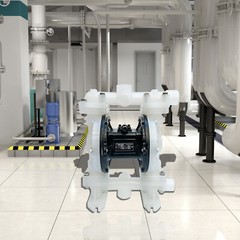 Air-Operated Double Diaphragm Pump 22GPM 1 inch Inlet / Outlet Acids & Alkali US