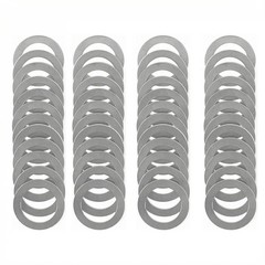 mm 304 Stainless Flat Washer Shim Set 48pcs 0.1/0.2/0.3/0.5mm Each 12pcs – Th…