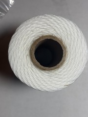 #9 Waxed Twine String 195 Yard Roll Cable Lacing Cord White INFWAXEDSTRING