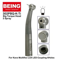 BEING Dental LED Fiber Optic High Speed Turbine Handpiece 302P 303P Fit KAVO NSK