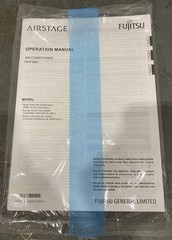 Fujitsu ARUH12KUAS 1 Ton Ductless Mini-Split Indoor Medium Static Duct Unit