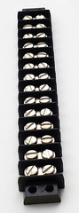 Cinch 14 Position Dual Row Screw Terminal Strip Block Phenolic 5-15/16″ Long