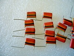 3X Mullard Tropical Fish Capacitor .022uf 250V C280 Guitar tone FREE SHIPPING