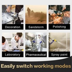 6200 Half Face 16 IN 1 Gas Mask Chemical Vapor Paint Spray Respirator + Filter