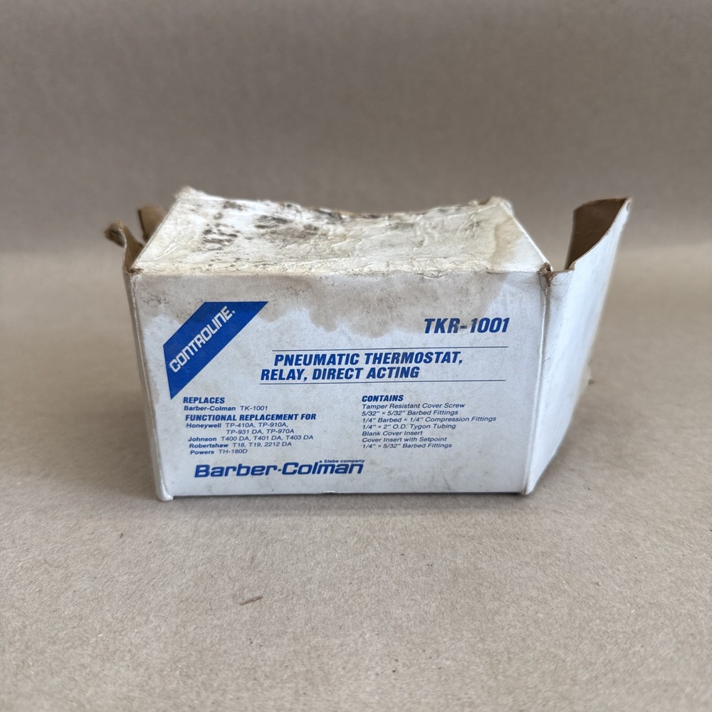 Barber Colman TKR-1001 – Pneumatic Restat Kit – New, Old Stock