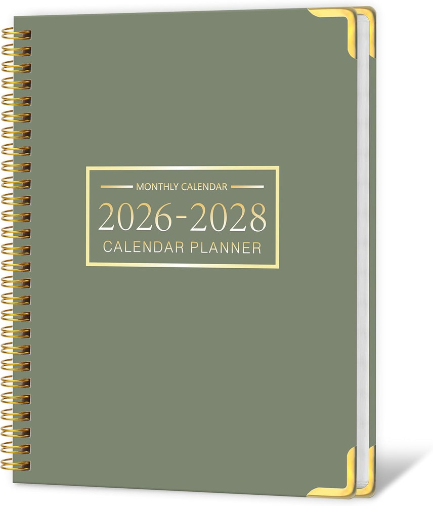 2026-2028 Monthly Planner – 3 Year Monthly Planner 2026-2028, Jan. 2026 – Dec