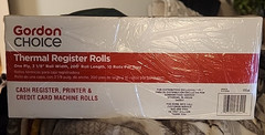 3 1/8″ x 200′ THERMAL REGISTER ROLLS /ONE PLY 30 ROLLS