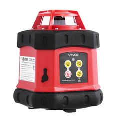 VEVOR 984ft Rotary Laser Level Kit Self Leveling Red Line with Tripod IP54