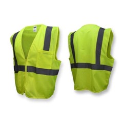 2 Pockets Mesh High Visibility Safety Vest, ANSI/ ISEA 107-2015-(SV2ZGM)
