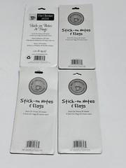 Stick-on Notes & Flags 4pk