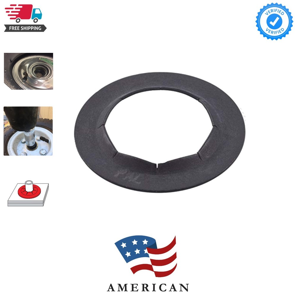 Push-On Pushnut, 5/8 Spring Steel, Black, Phosphate & Oil, 2-Piece