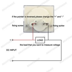 1 × DC 30V Analog Panel Volt Voltage Meter Voltmeter Gauge 85C1 White 0-30V DC