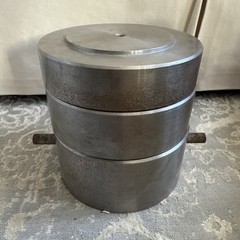 Aluminum Dead Weight 10000, 6600, 4900 Grams Laboratory 6 Inch Diameter