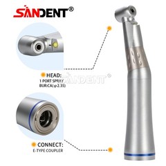 LED Electric Handpiece 1:5 1:4.2 1:1 Contra Angle Fiber Optic Dental 4H Motor US