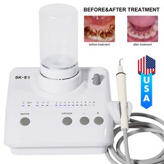 Dental Ultrasonic Scaler with Detachable Handpiece+ 2*Water Bottles FDA