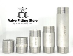 1-1/4″ inch Long PIPE NIPPLE NPT Stainless Steel 316 ALL Length Barrel Nipple