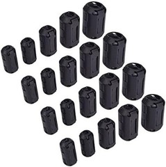 Ferrite Ring Core Ferrite Beads Clip RFI EMI Noise Suppressor Anti Interference