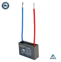 Ceiling Fan Capacitor CBB61 12uf 2-Wire 250VAC UL Listed Replacement Motor