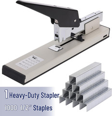 – Heavy Duty Staples Office Supply, 10000 Pcs Staples for Stapler, 100 Sheet Hig