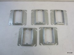 5 Pack Raco Wall Plates Steel CM3 5A054A 3.5 CU In 57