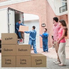 UBMOVE Large Moving Boxes 20” x 20” x 15” (Pack of 6), Corrugated Cardboar…