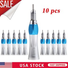 1-10 Fit NSK Dental Slow Low Speed Straight Handpiece Nose Cone E-type 1:1