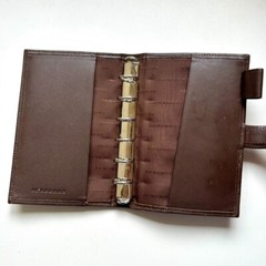 BURBERRY Authentic Leather System Notebook Nova Check
