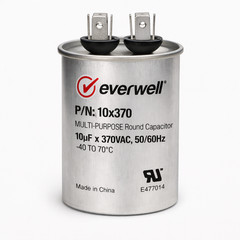 10µF 370VAC Round Motor Run Capacitor