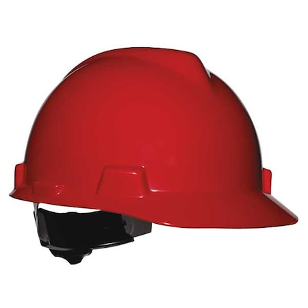Msa Safety 475363 V-Gard Front Brim Hard Hat, Type 1, Class E, Ratchet