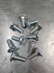 Grade 5 Carriage Bolt 3/8″-16 x 1″ Zinc Carriage Bolt 3/8 x 1 (10 PCS)