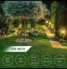 14 AWG 14/2 Pure Copper Low Voltage Landscape Wire 100ft Cable Wirefy