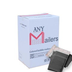 AirnDefense 100 #5 10.5X16″ Black Poly Bubble Mailers Shipping Padded Envelope