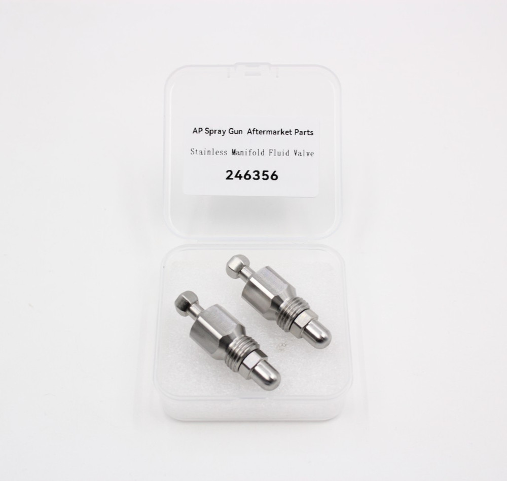 Aftermarket 2 Pcs 246356 fluid VALVE fits Fusio Air Purge AP Spray Gun