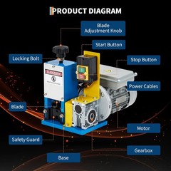 Electric Wire Stripping Machine 0.06″-1″ Portable Industrial Wire Stripping Tool