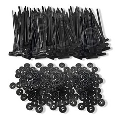50-500pcs Nylon Universal Cable Tie Buckle Heavy Duty Self-Locking Free Shipping