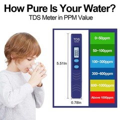 QNCIGER TDS Meter, Digital Water Quality Tester with Automatic Temperature…