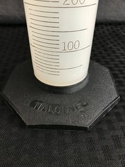 NALGENE Plastic Polypropylene 1000mL TC/TD Graduated Cylinder Hex Base 3662-1000