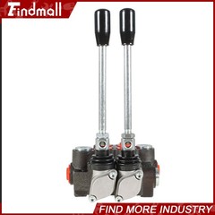 2 Spool 11 GPM Hydraulic Monoblock Double Acting Control Valve SAE Ports