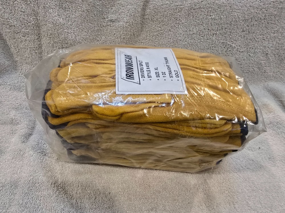 (24 Pair) of IronWear work gloves (SIZE XL)