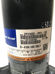 Copeland 2.5 Ton Scroll Compressor ZP31K5E-PFV-130 R410A 208/230V 1 PH used C381