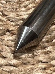 NOS Vintage Morse Taper 2 MT2 Carbide Solid Point Lathe Dead Center (E2)