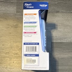 Brother P-Touch PT-D210 Compact Label Maker, 30-Label Memory