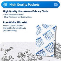30 gram X 5 PK Premium Quality Silica Gel Desiccant Packets