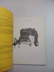 New Holland Model 846 Round Baler Service Parts Catalog Manual 1980
