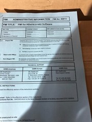 GE FMI 60813A Kit for Americas 5461850 HDxt16.0-V02 Software