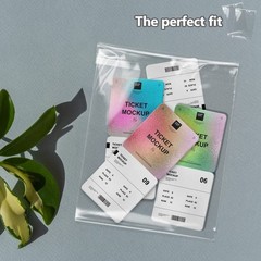 Golden State Art, Pack of 200 Acid-Free Crystal Clear Sleeves Storage Bags for F