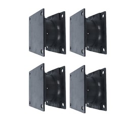 4PCS Fit Stanley Hydraulic Vibratory Plate Compactor Rubber Isolator Shock Mount